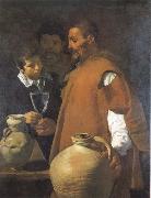 Diego Velazquez the water seller of Sevilla painting